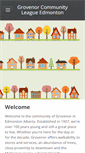 Mobile Screenshot of grovenor.ca