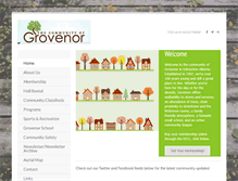 Tablet Screenshot of grovenor.ca